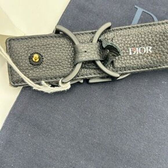 Men's Dior oblique jacquard reversible belt size 120 cm/46 inches made in Italy - Picture 7 of 13